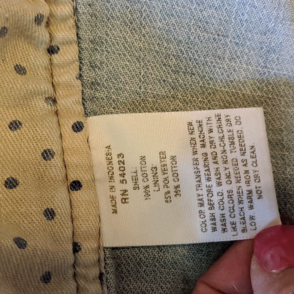 Y2K Gap Jean Jacket Sz Sm - Picture 10 of 10